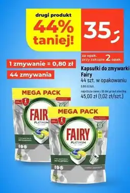 Dealz Kapsułki do zmywarki Fairy oferta