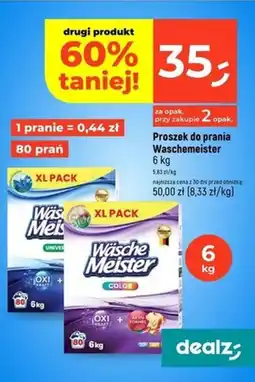 Dealz Proszek do prania Waschemeister oferta
