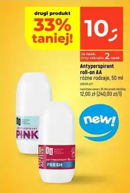 Dealz Antyperspirant roll-on AA oferta