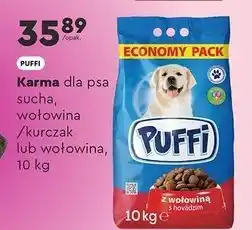 Biedronka Sucha karma dla psa z drobiem Puffi oferta