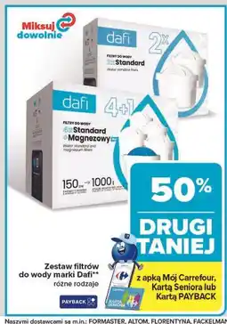 Carrefour Wkłady filtrujące standard Dafi oferta