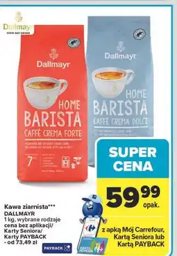 Carrefour Kawa Dallmayr Home Barista Caffe Crema Dolce oferta