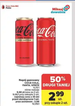 Carrefour Napój Sprite oferta