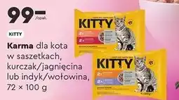 Biedronka Karma dla kota kurczak + jagnięcina Kitty oferta