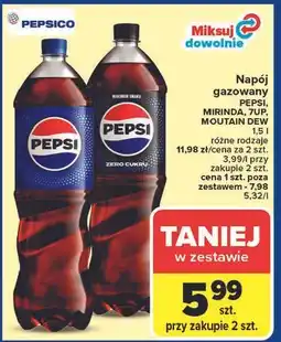Carrefour Napój orange Mirinda oferta