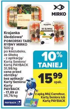 Carrefour Filety śledziowe po kaszubsku w oleju Pomorski Targ Rybny oferta