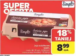Carrefour Jaja ściółkowe kl.m Simpl oferta