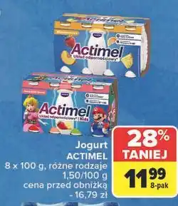 Carrefour Jogurt wieloowocowy Danone Actimel oferta