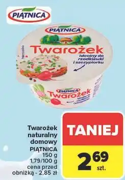 Carrefour Twarożek domowy naturalny Piątnica oferta