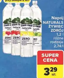 Carrefour Woda z nutą cytryny Żywiec Zdrój Naturals oferta