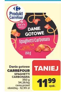 Carrefour Spaghetti carbonara Carrefour Bon Appetit! oferta