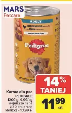 Carrefour Karma dla psa kurczak - marchewka Pedigree oferta