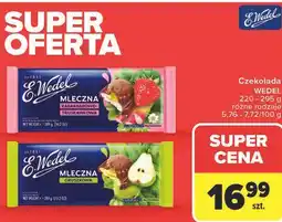 Carrefour Czekolada gruszkowa E. Wedel oferta