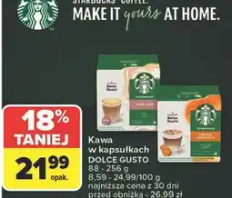 Carrefour Kawa caramel macchiato Nescafe Dolce Gusto Starbucks oferta