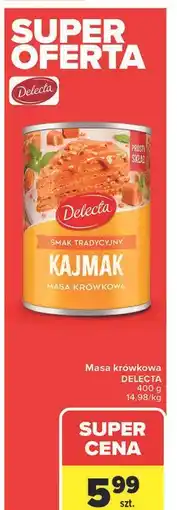 Carrefour Masa krówkowa kajmak tradycyjny Delecta oferta
