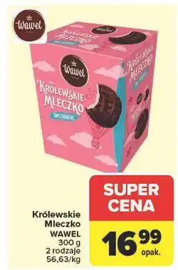 Carrefour Królewskie mleczko śmietankowe Wawel Mleczko oferta