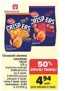 Carrefour Orzeszki jambo hot Felix Crispers oferta