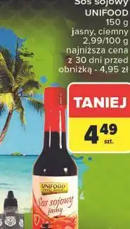 Carrefour Sos sojowy jasny Unifood oferta