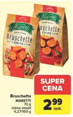 Carrefour Bruschetta salami pepperoni Maretti Bruschette oferta