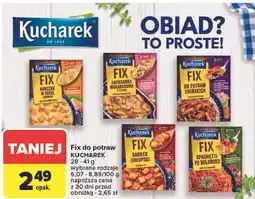 Carrefour Spaghetti po bolońsku Kucharek Fix oferta