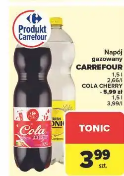 Carrefour Napój cola cherry Carrefour Classic oferta
