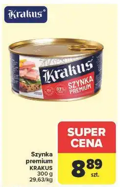 Carrefour Szynka premium Krakus Animex oferta