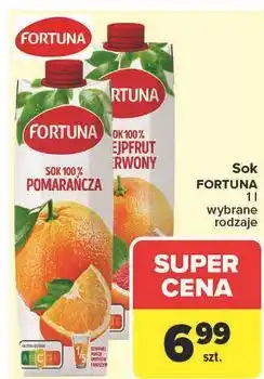 Carrefour Sok grejpfrut czerwony Fortuna oferta