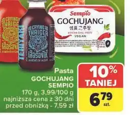 Carrefour Pasta gochujang z chilli Sempio oferta