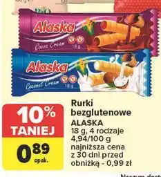 Carrefour Rurki kukurydziane z nadzieniem kakaowym Alaska oferta