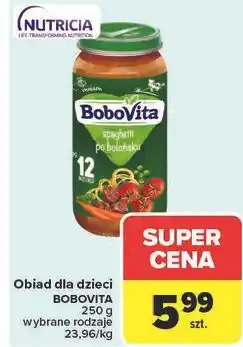Carrefour Spaghetti po bolońsku Bobovita oferta