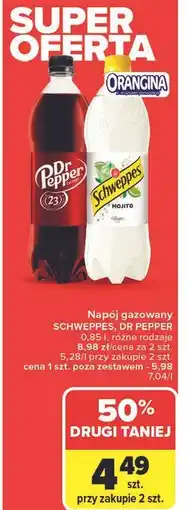 Carrefour Napój mojito Schweppes oferta