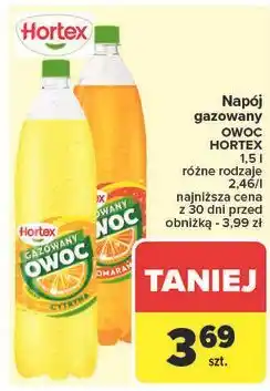 Carrefour Napój pomarańcza Hortex Gazowany Owoc oferta