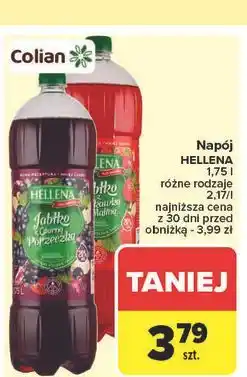 Carrefour Napój truskawka & malina Hellena oferta