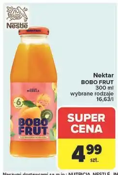 Carrefour Sok jabłko, marchewka i morela Bobo Frut oferta