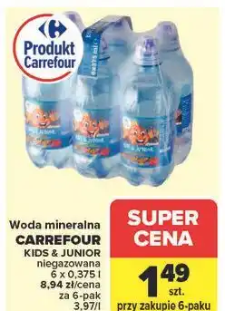 Carrefour Woda niegazowana Carrefour Kids oferta