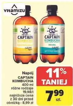 Carrefour Napój kombucha ananas The Gutsy Captain oferta