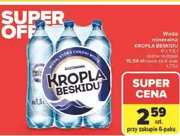 Carrefour Woda gazowana Kropla Beskidu oferta