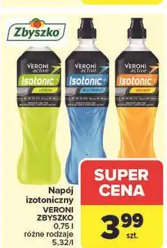 Carrefour Napój izotoniczny pomarańczowy Veroni Active Isotonic oferta
