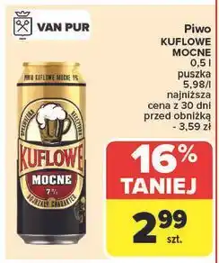 Carrefour Piwo Kuflowe Mocne oferta