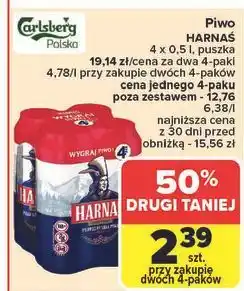 Carrefour Piwo Harnaś Jasne Pełne oferta