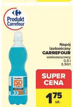 Carrefour Napój izotoniczny wieloowocowy Carrefour oferta