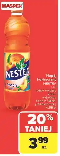 Carrefour Napój peach Nestea oferta