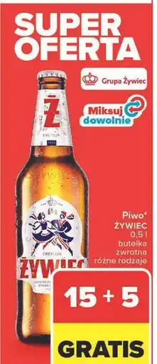 Carrefour Piwo Żywiec Jasne Pełne oferta
