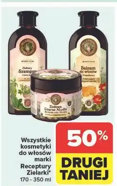 Carrefour Ziołowe czarne mydło Receptury Zielarki oferta