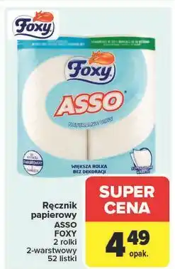 Carrefour Ręcznik papierowy Foxy Asso oferta