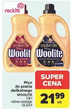 Carrefour Płyn do prania dark Woolite Keratin oferta