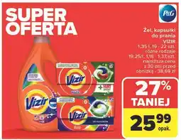 Carrefour Kapsułki do prania fairy efekt Vizir All In One Pods oferta