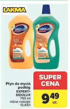 Carrefour Płyn do mycia paneli z olejkiem awokado Sidolux Expert oferta
