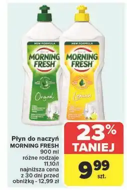 Carrefour Płyn do naczyń original Morning Fresh oferta