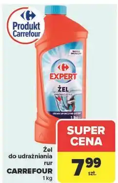 Carrefour Żel do udrażniania rur Carrefour Expert oferta